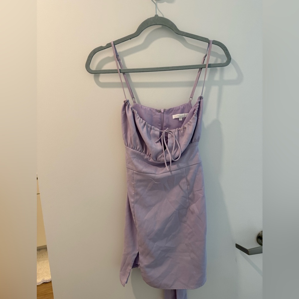 MORE TO COME PURPLE MINI SUNDRESS SIZE S
